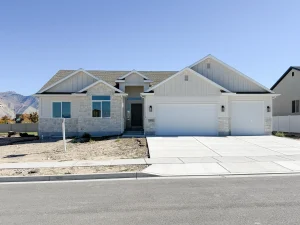 Beautiful light-colored residential home